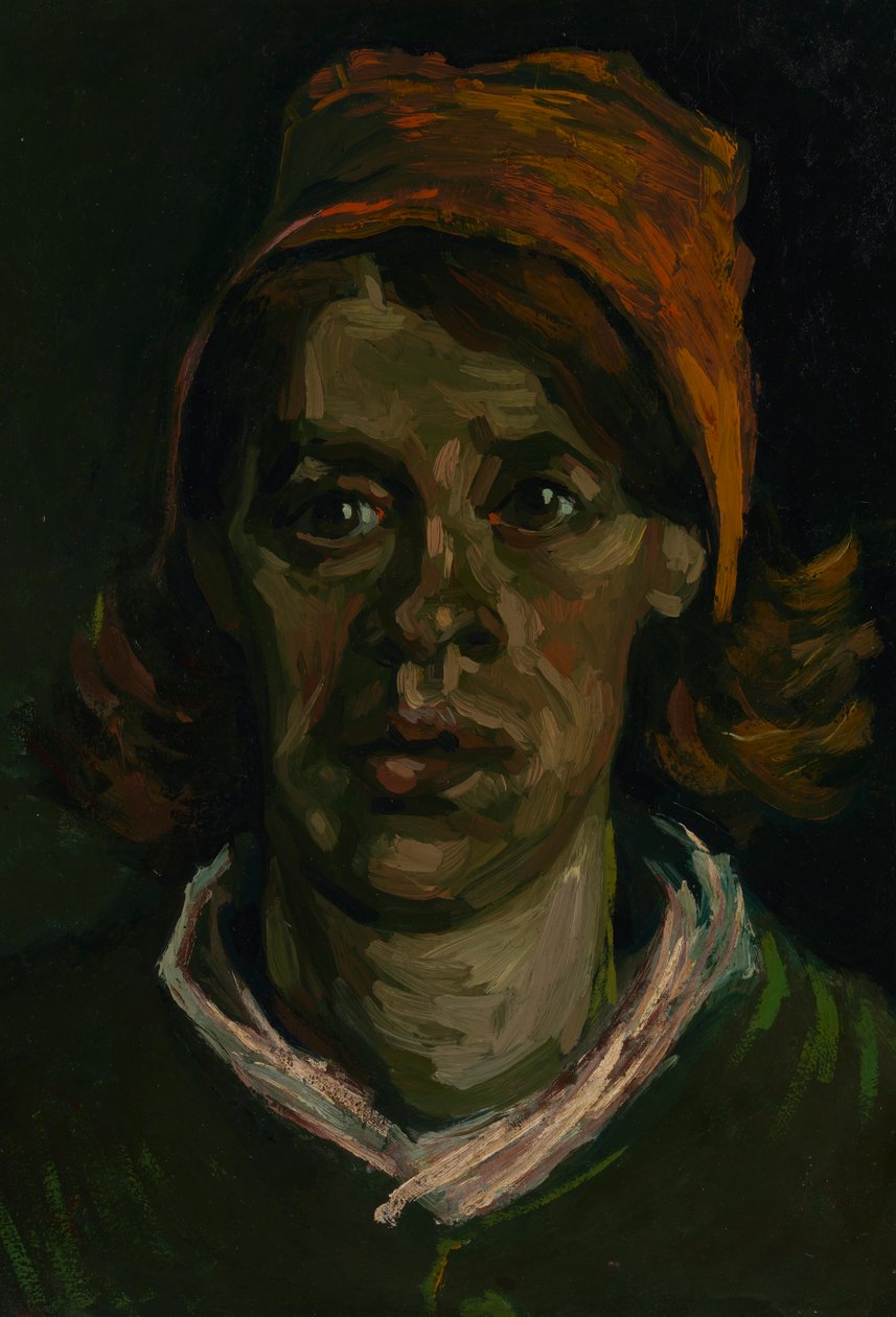 Cabeça de uma mulher de Vincent van Gogh