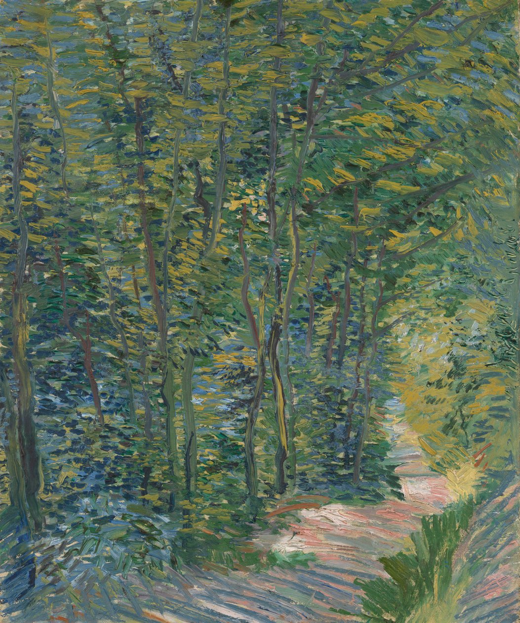 Caminho na floresta de Vincent van Gogh