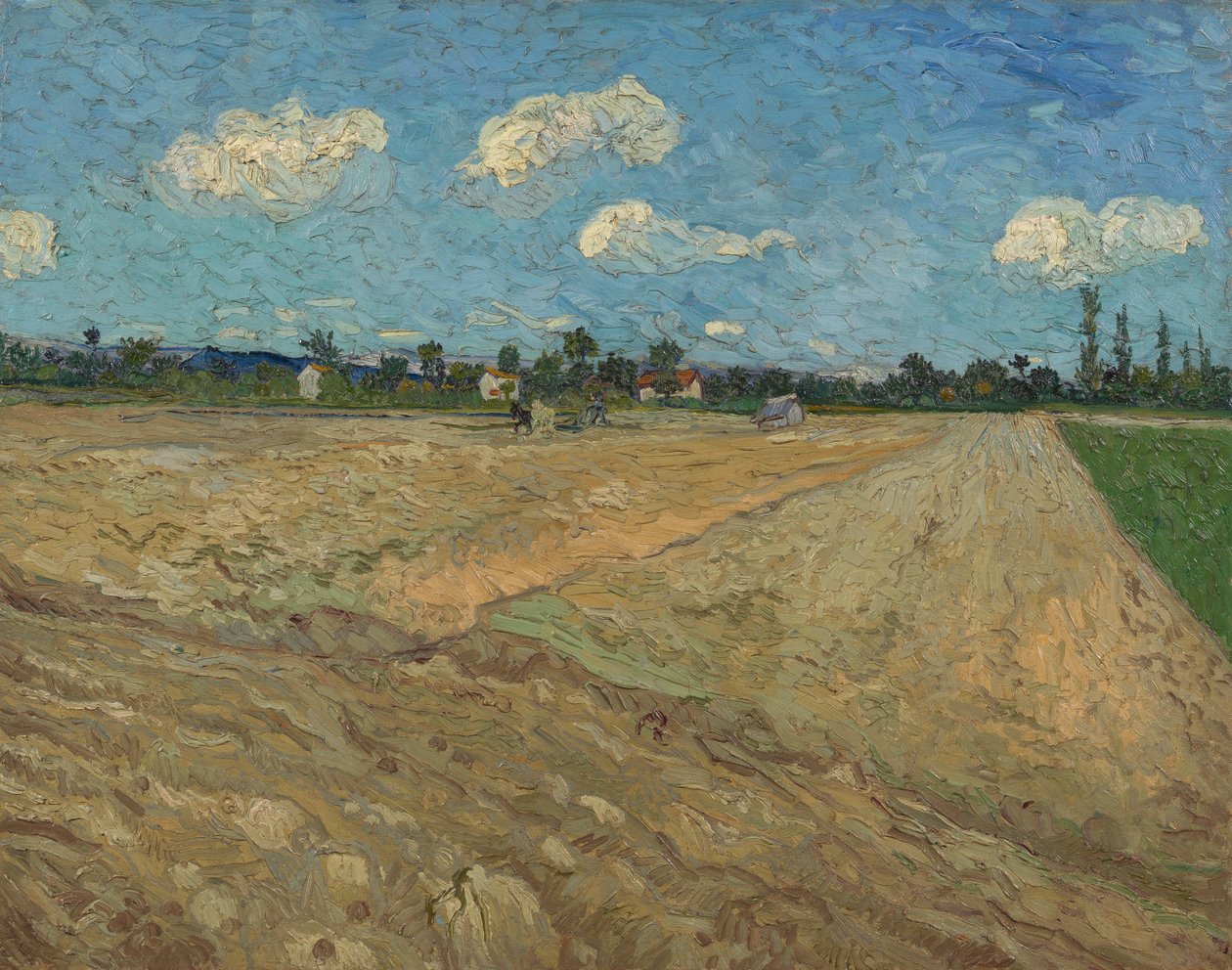Campos Arados (&39;The Furrows&39;) de Vincent van Gogh