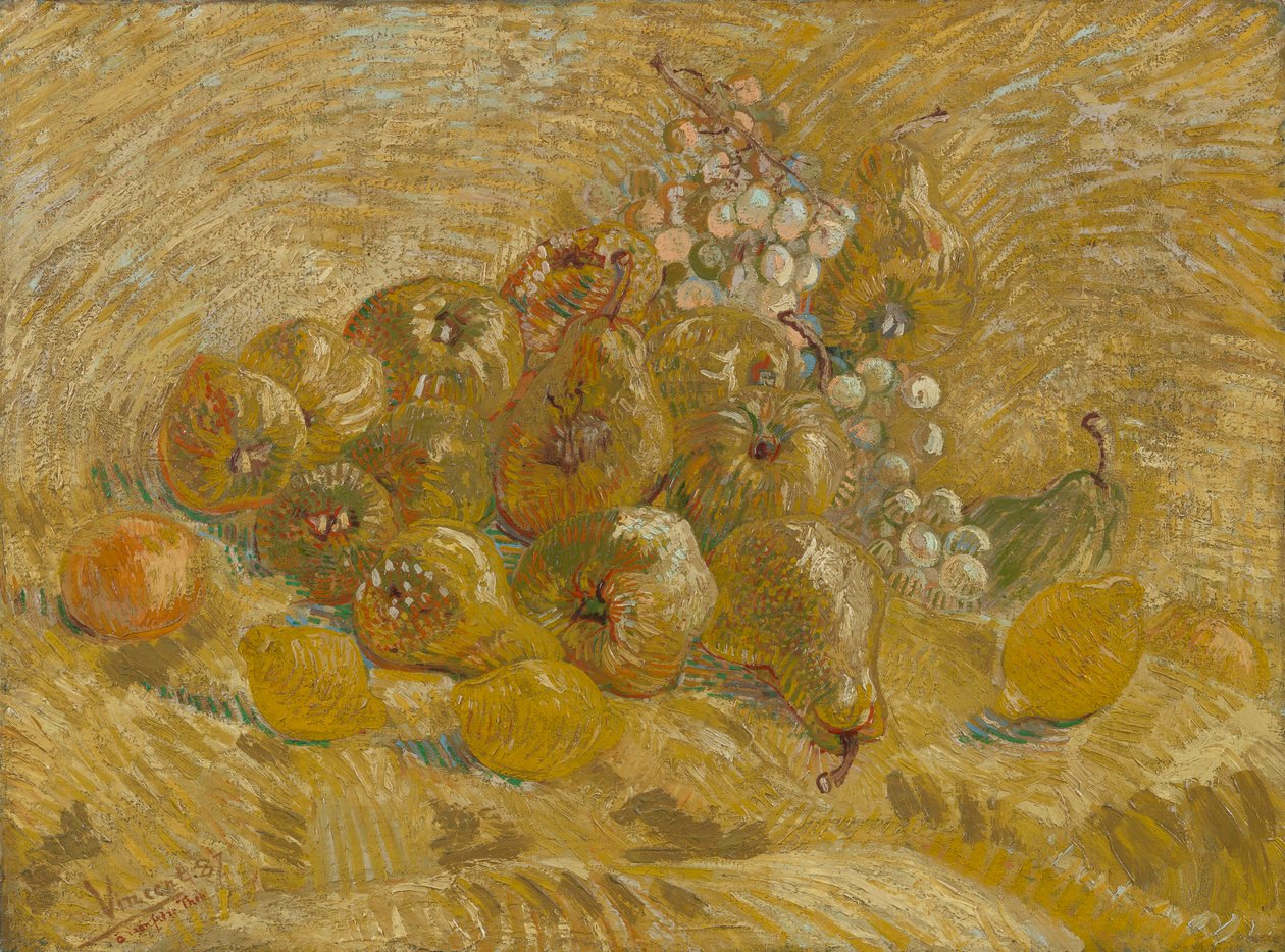Marmelos, limões, peras e uvas de Vincent van Gogh