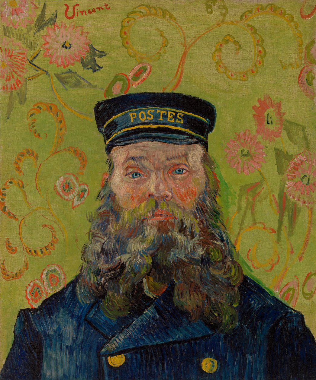 O carteiro (Joseph-Étienne Roulin) de Vincent van Gogh