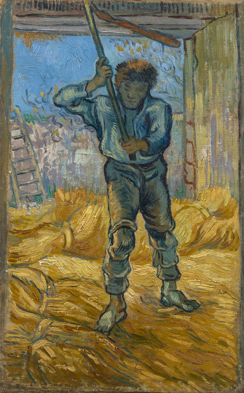 O Debulhador (após Millet) de Vincent van Gogh