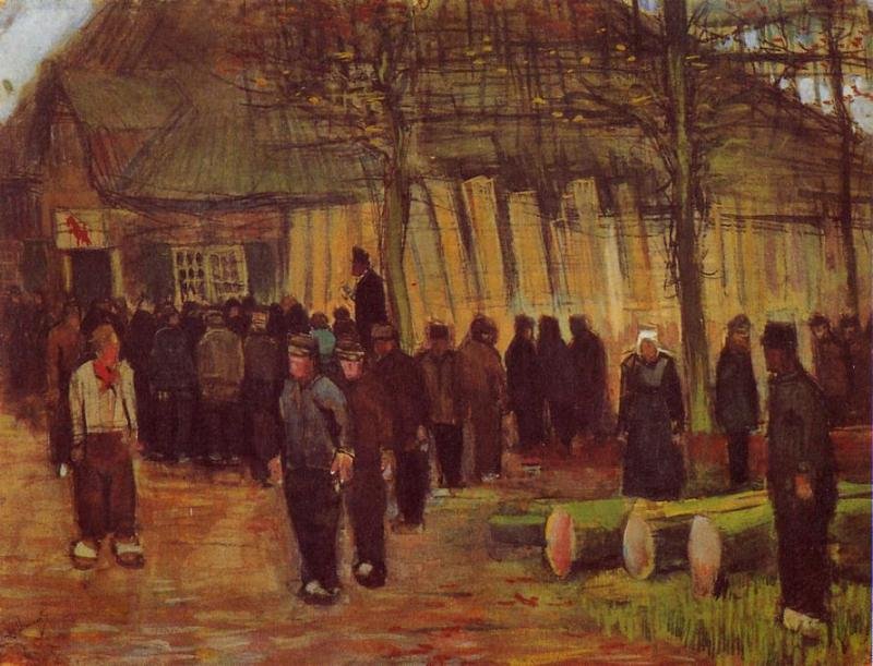 O leilão de madeira de Vincent van Gogh