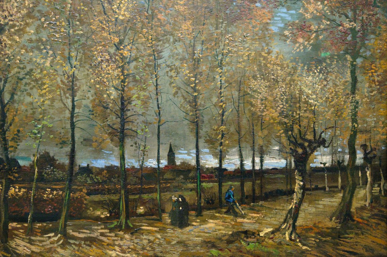 Uma casa de tecelões de Vincent van Gogh