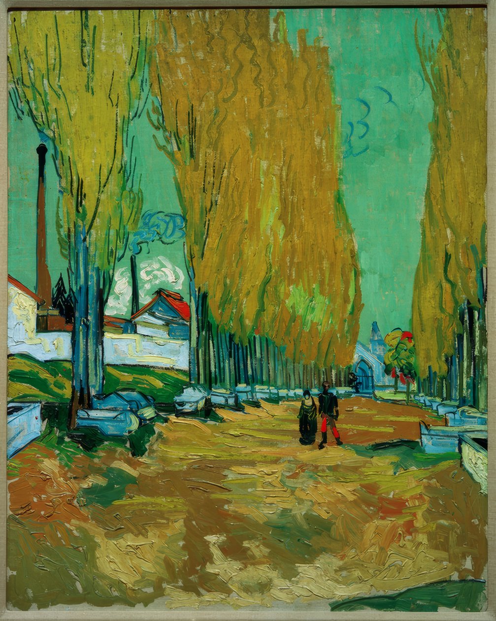 Beco dos Túmulos (The Alyscamps) de Vincent van Gogh