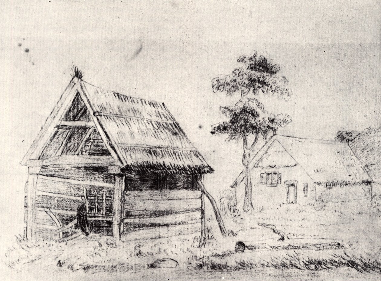 Celeiro e Quinta de Vincent van Gogh