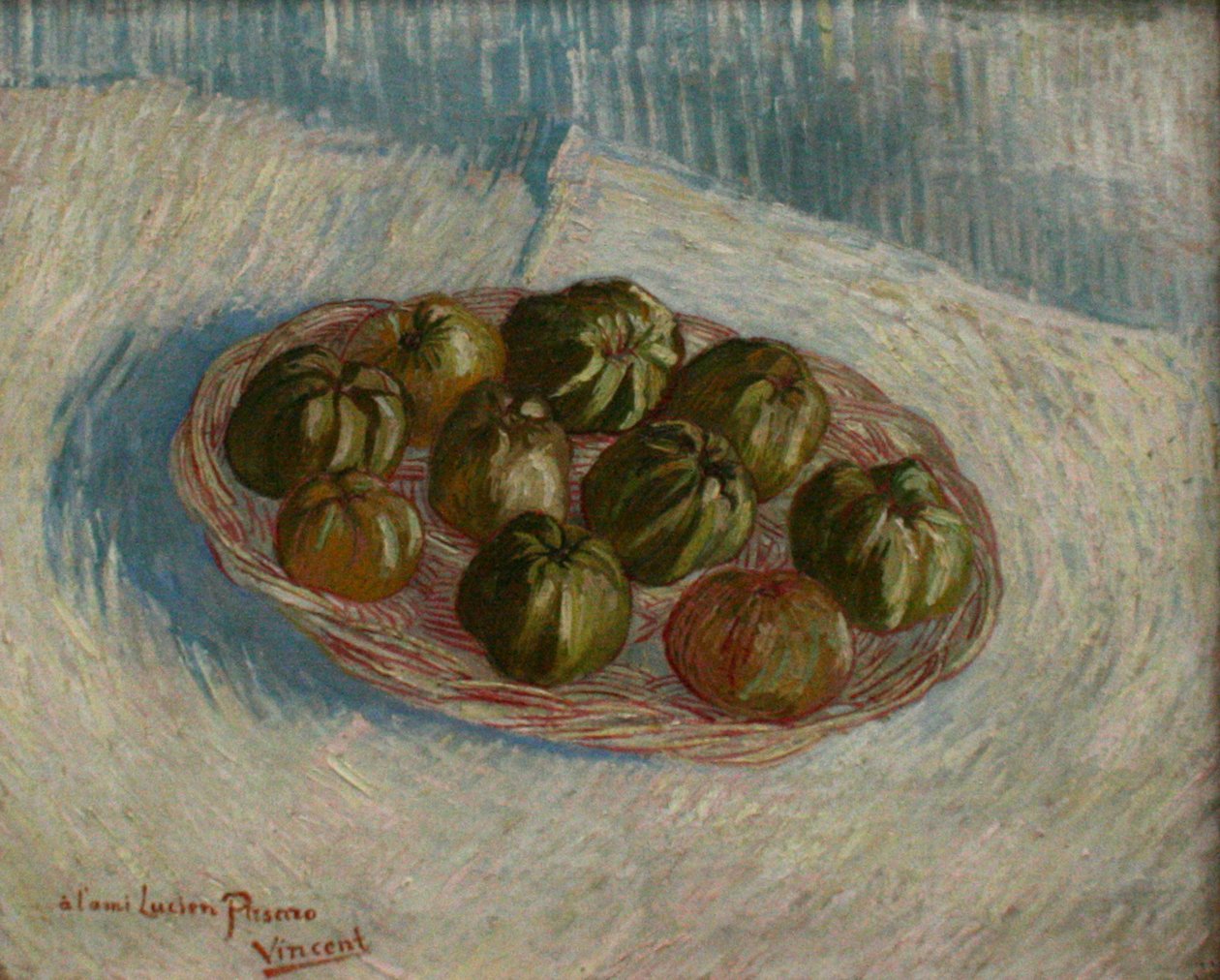 Cesta de maçãs de Vincent van Gogh