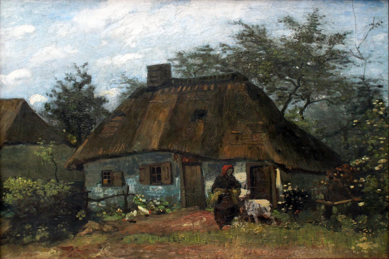 Quinta em Nuenen (La Chaumière) de Vincent van Gogh