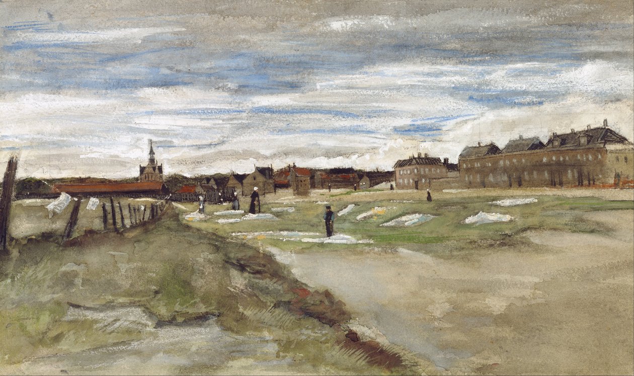 Terreno de branqueamento em Scheveningen de Vincent van Gogh
