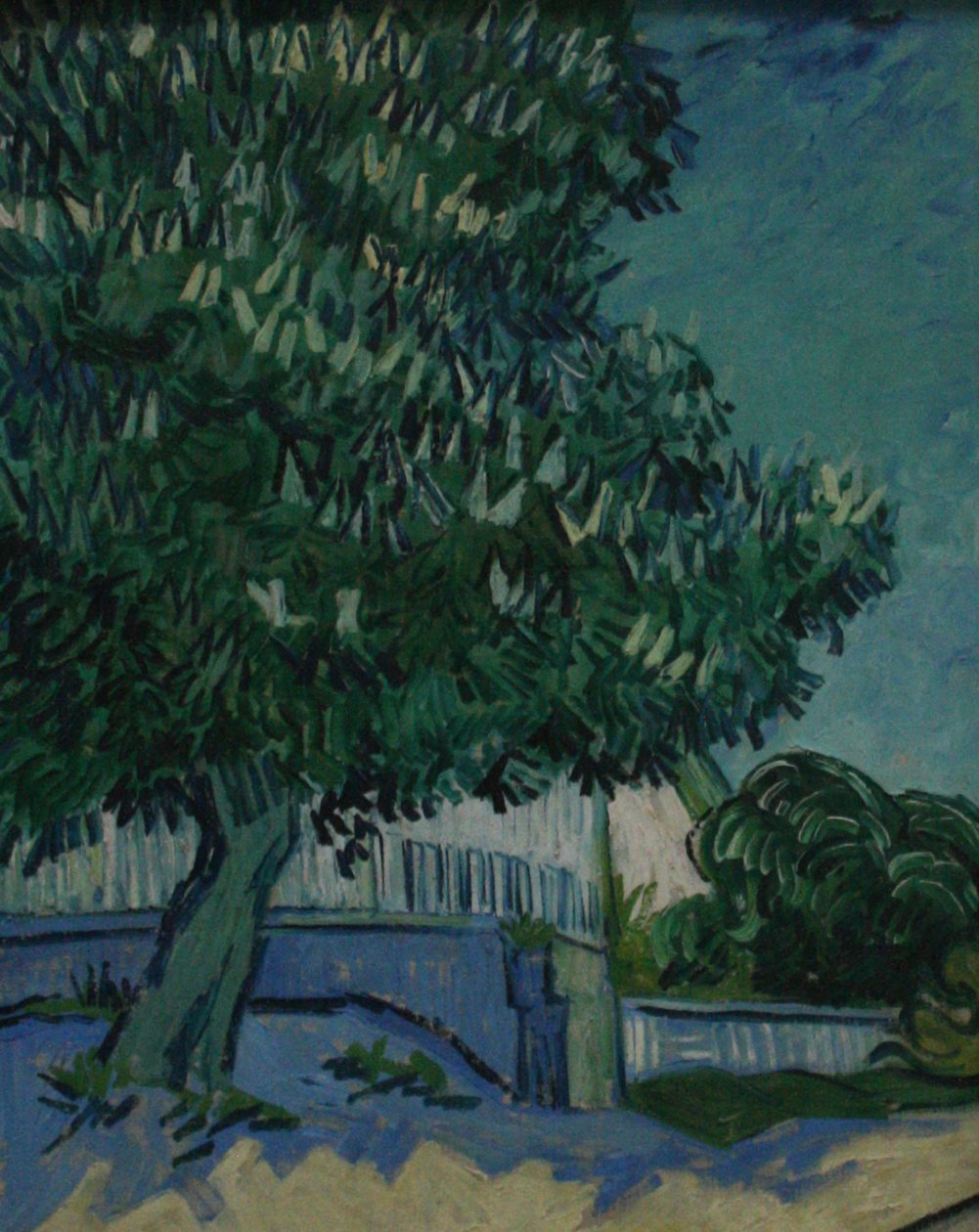 Florescendo castanheiros de Vincent van Gogh