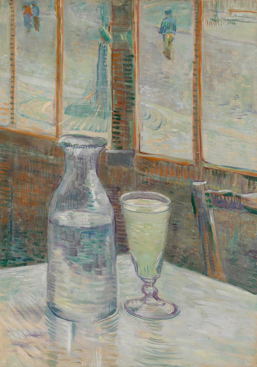 Mesa de café com absinto de Vincent van Gogh