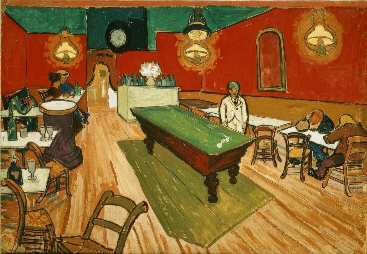 O café da noite em Arles de Vincent van Gogh