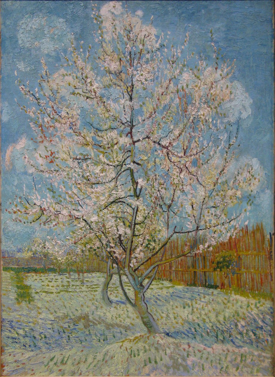 O pessegueiro rosa de Vincent van Gogh