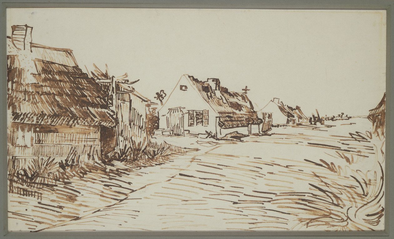 O caminho para Saintes-Maries de Vincent van Gogh