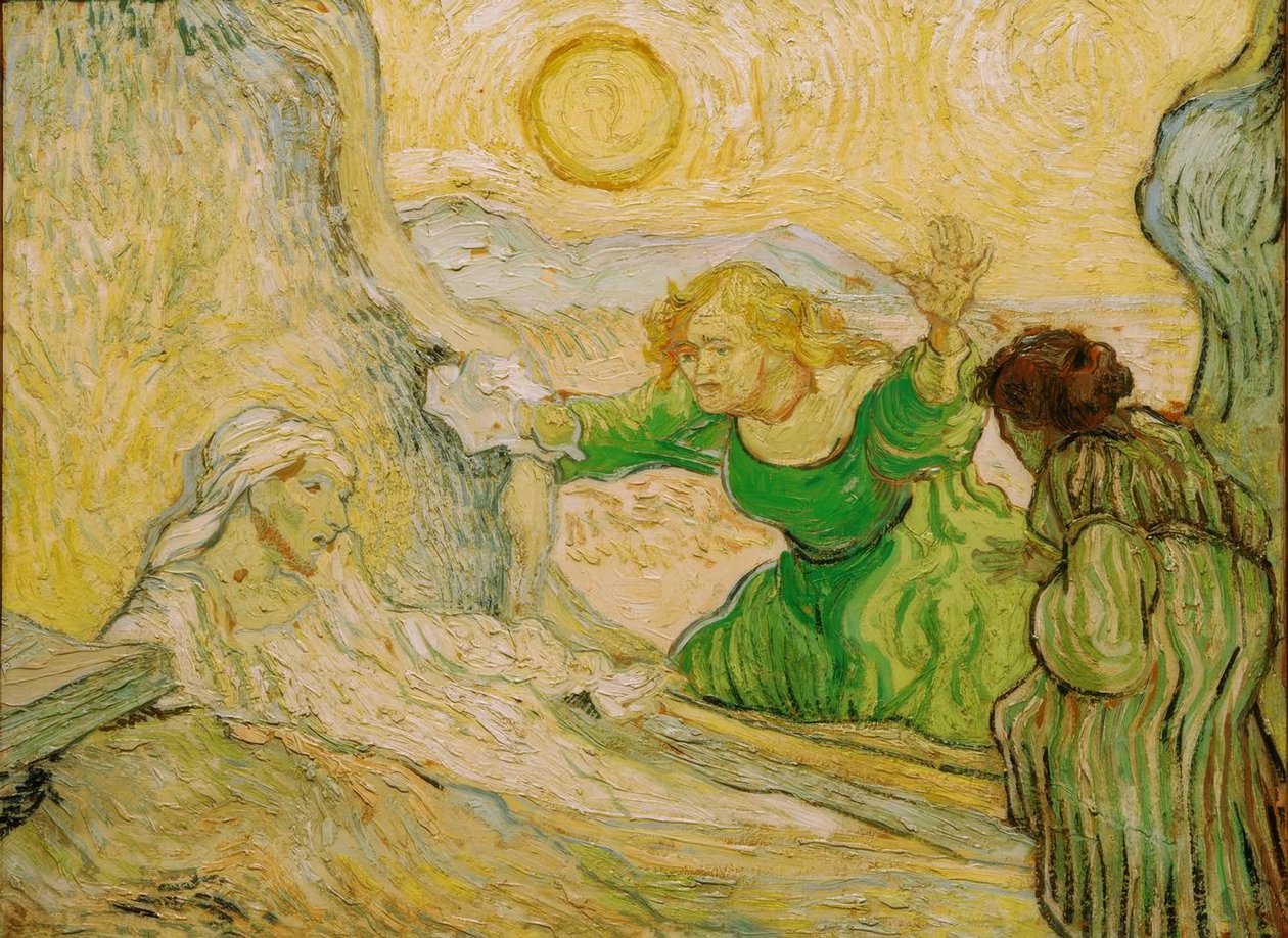 O despertar de Lázaro de Vincent van Gogh