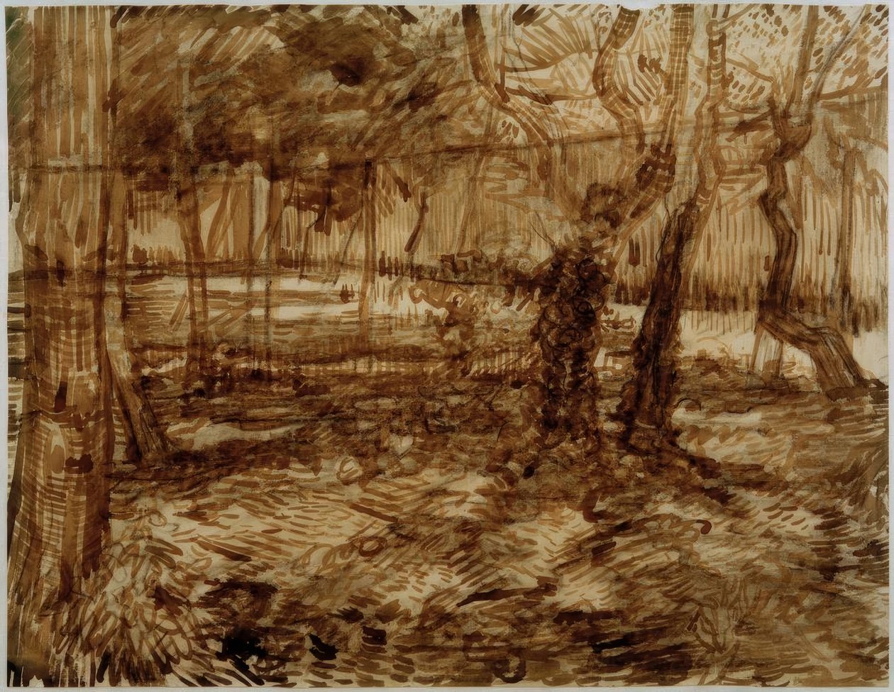 Canto no jardim do sanatório de Vincent van Gogh