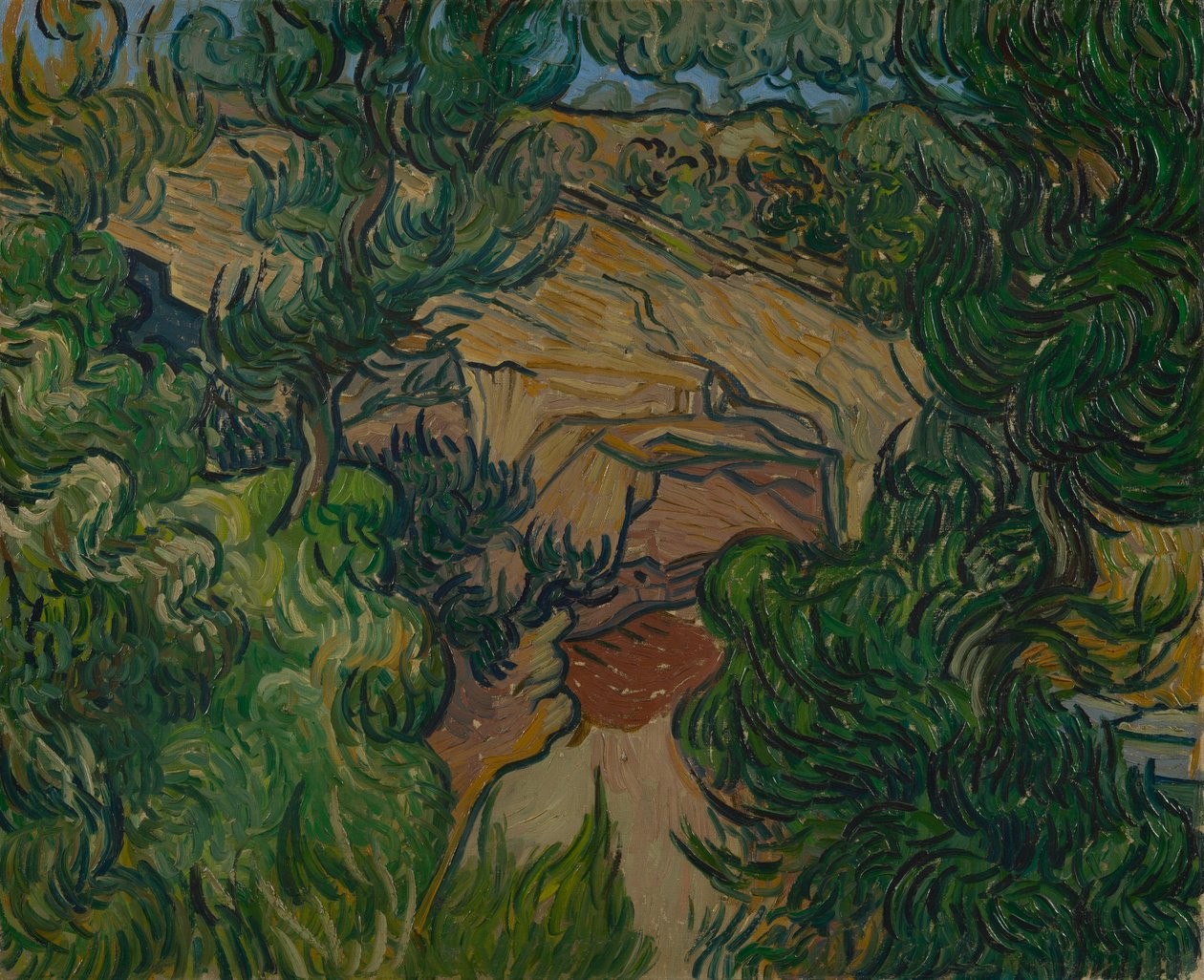 Entrada para uma pedreira de Vincent van Gogh