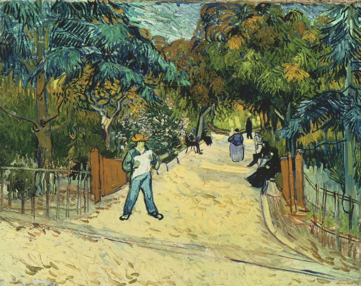 Entrada para os jardins públicos em Arle de Vincent van Gogh