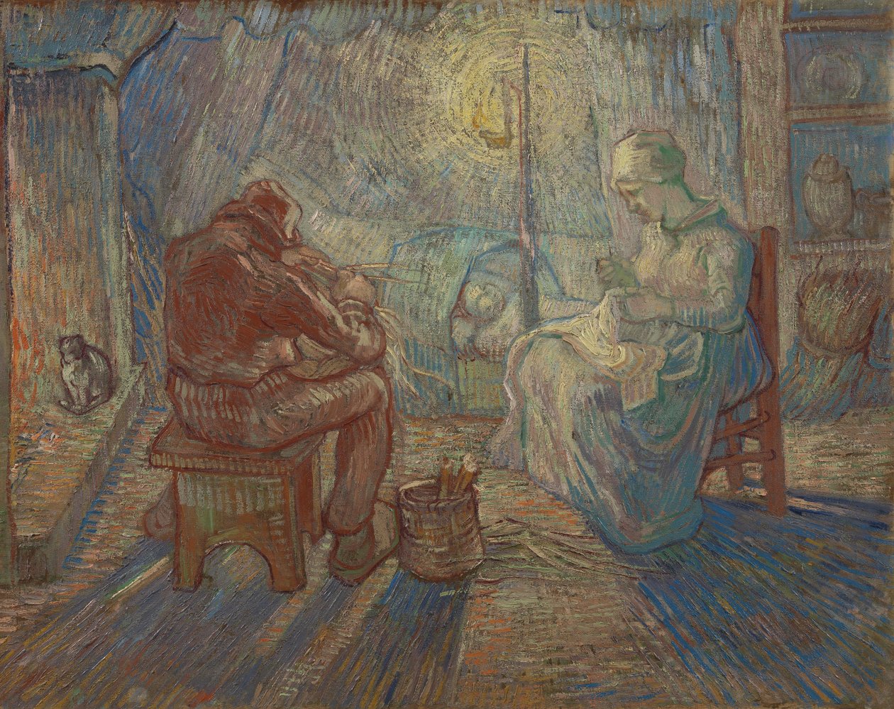 Noite (depois do painço) de Vincent van Gogh