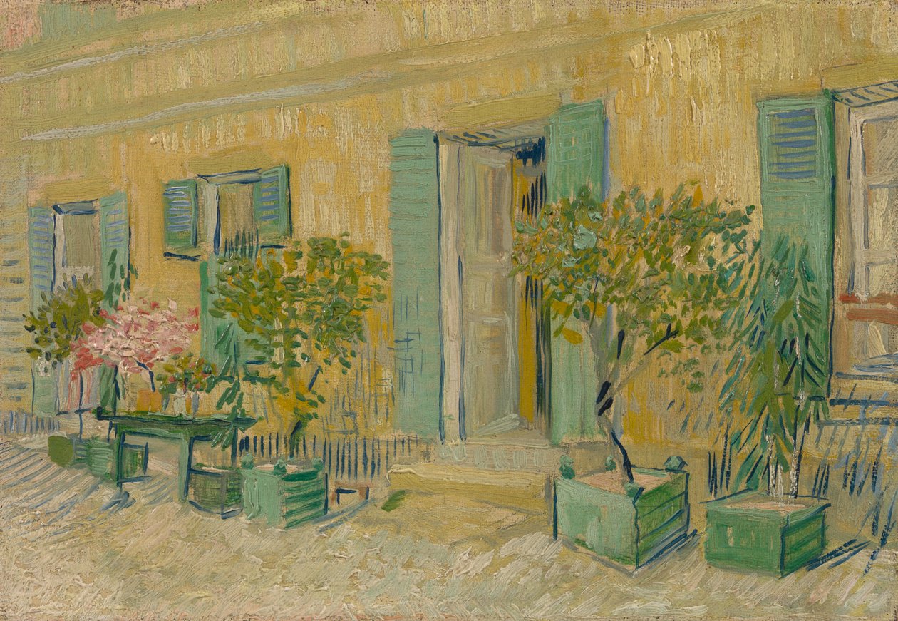 Exterior de um restaurante em Asnières de Vincent van Gogh