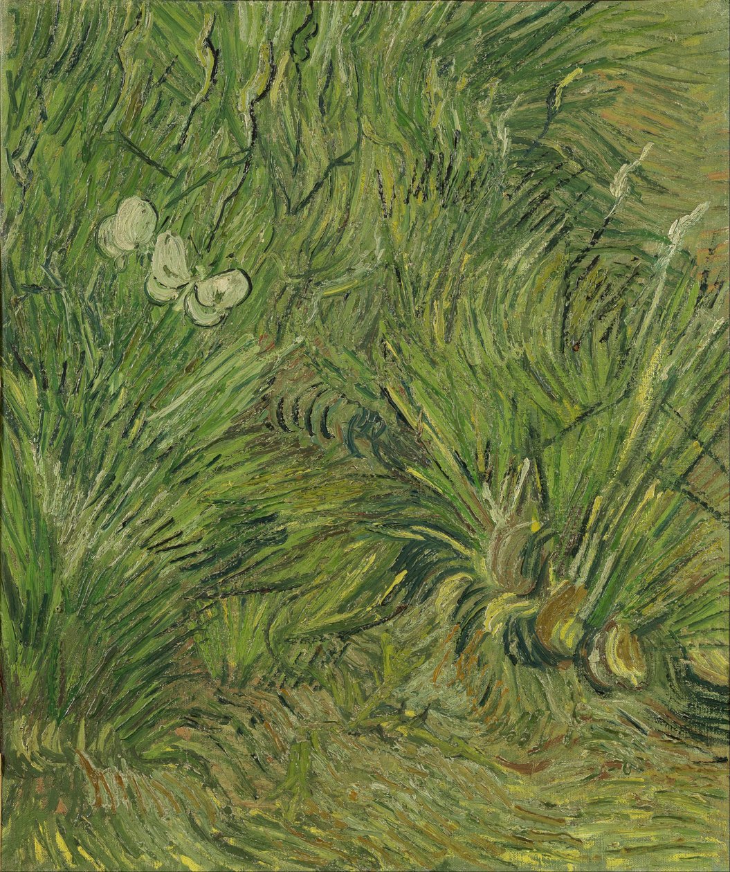 Jardim com borboletas de Vincent van Gogh