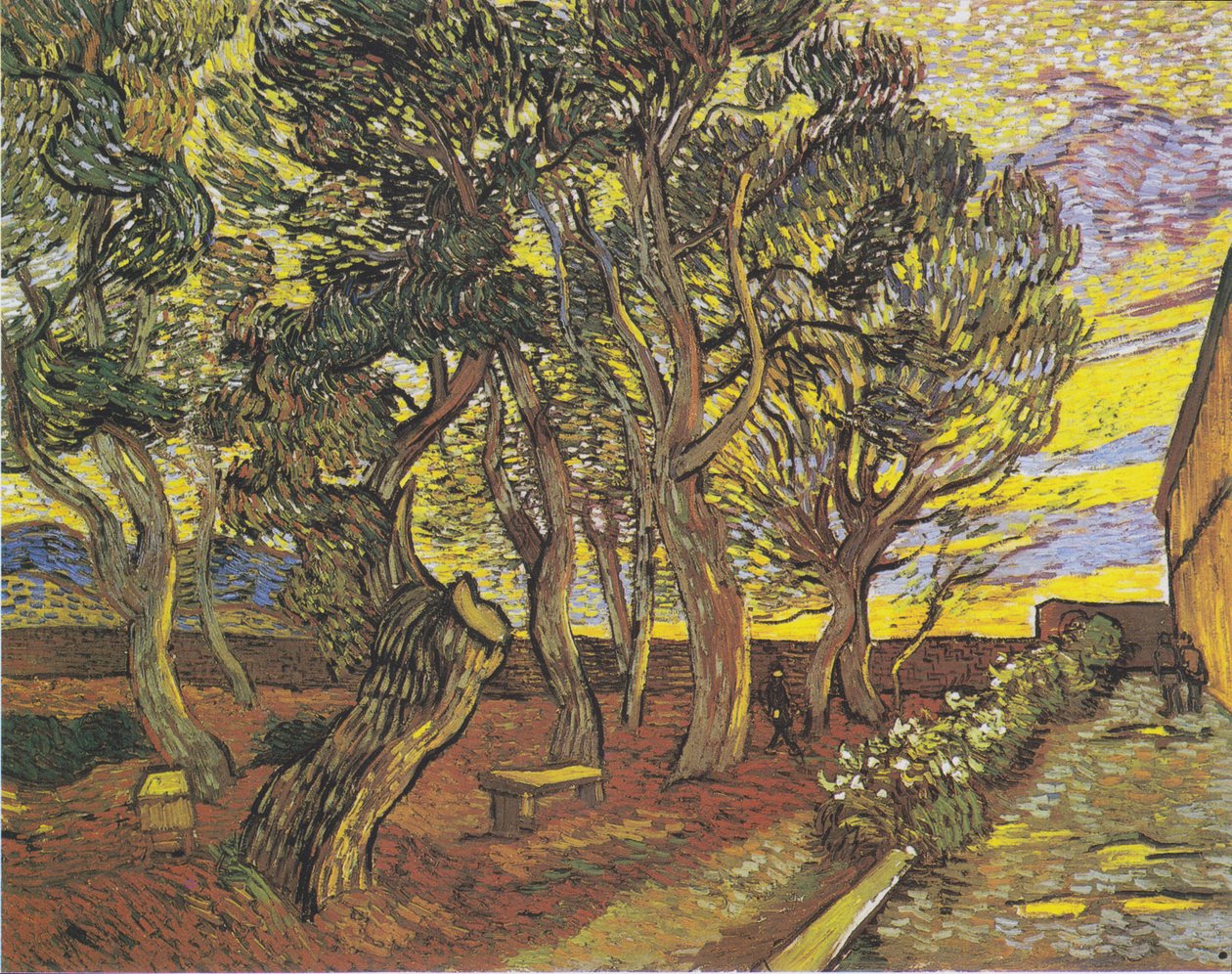 Jardim do Hospital Saint-Paul4 de Vincent van Gogh