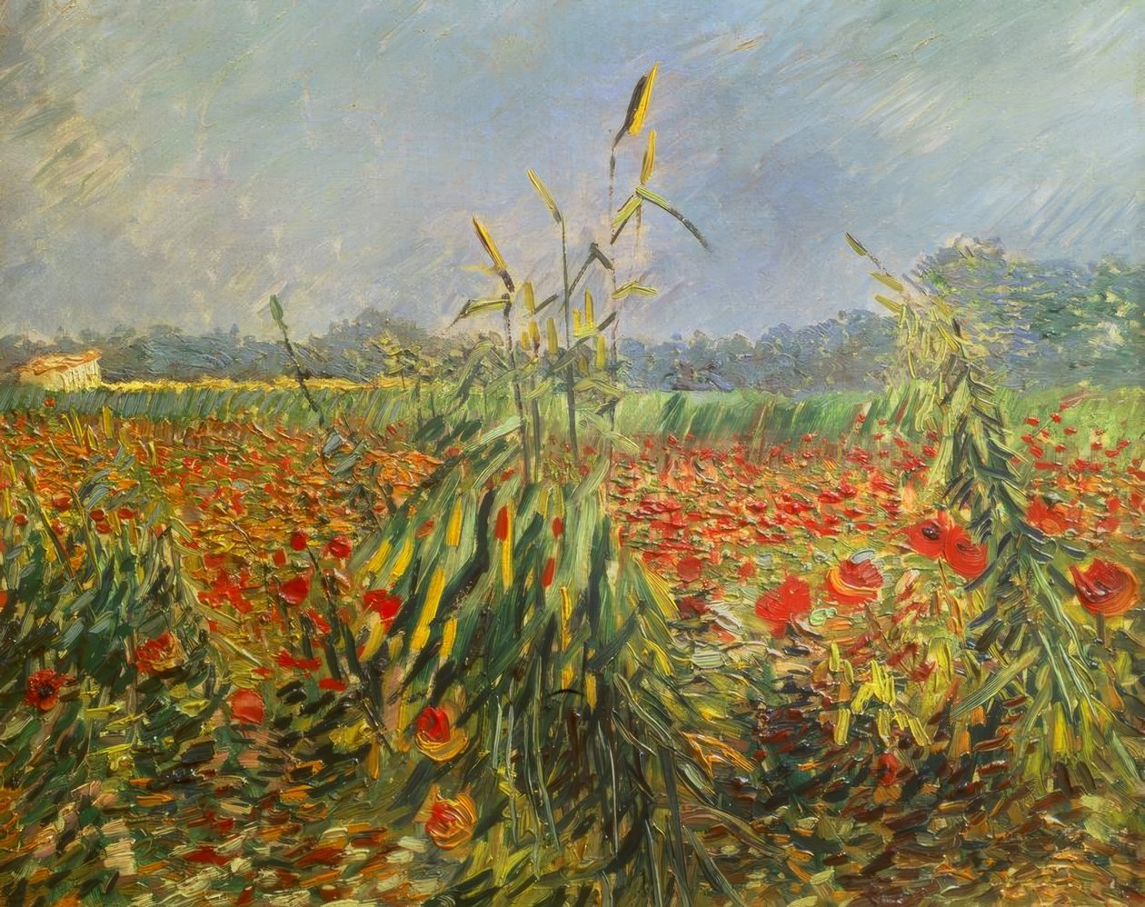 Talos de milho verde de Vincent van Gogh