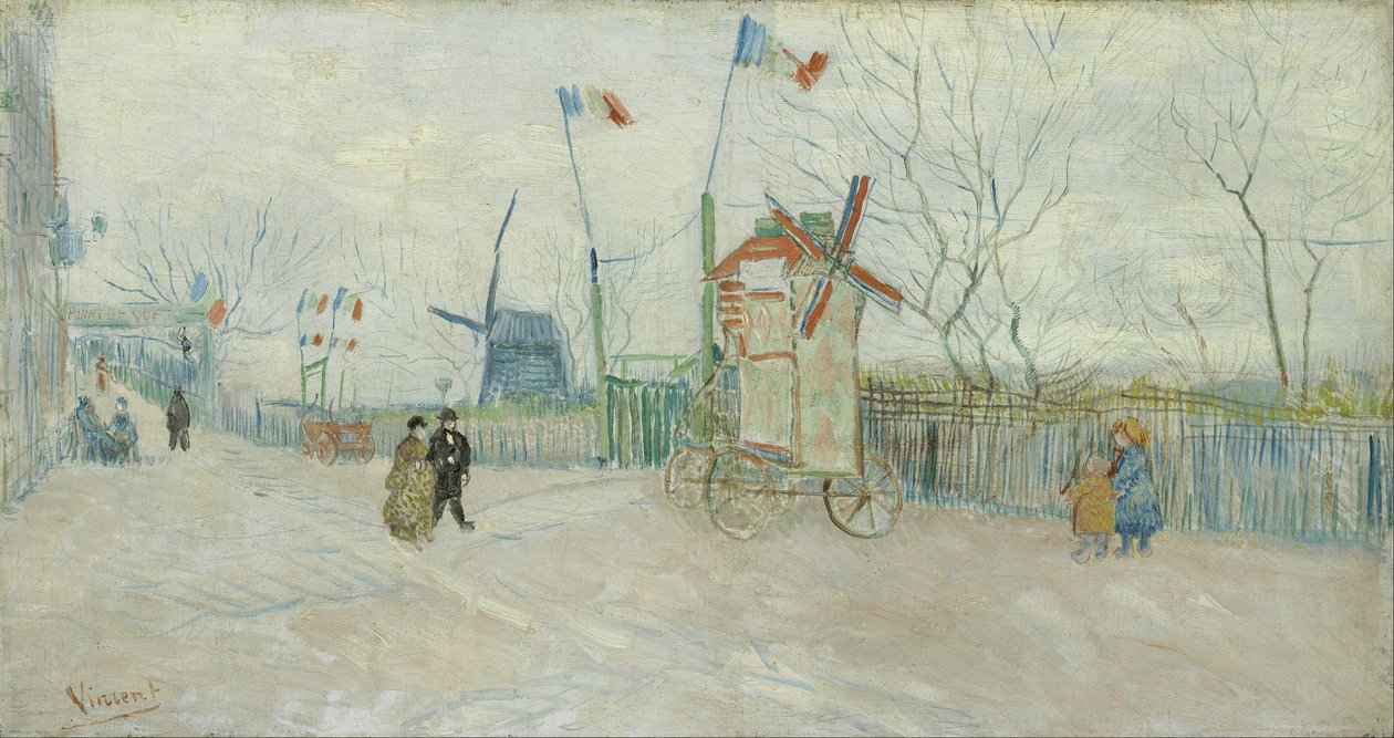 Impasse dos dois irmãos de Vincent van Gogh