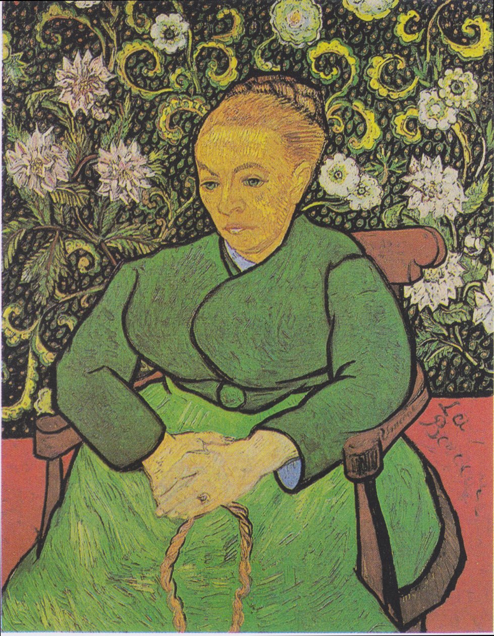 A canção de ninar (Augustine Roulin) 1 de Vincent van Gogh