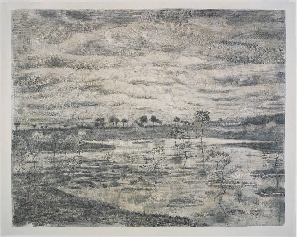 A Lagoa, 1881 (Galeria Nacional do Canadá) de Vincent van Gogh