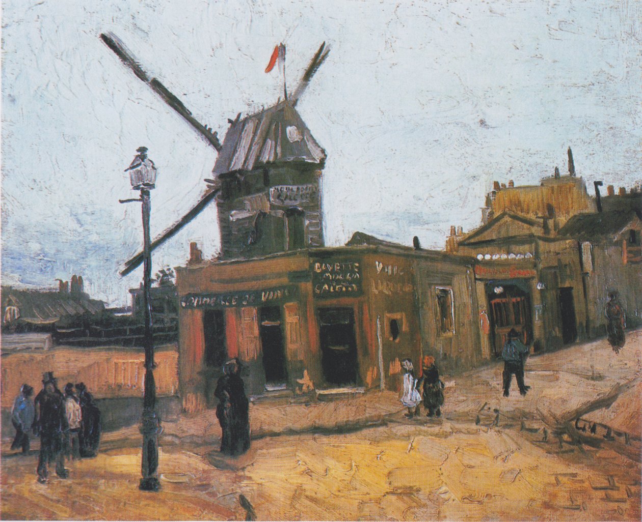 O Moulin de la Galette3 de Vincent van Gogh