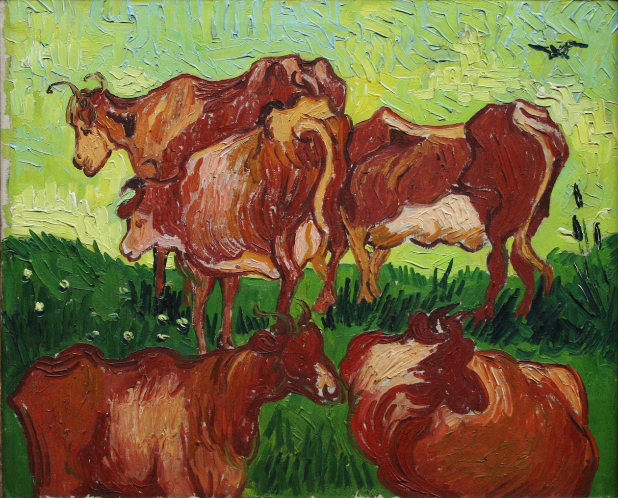Vacas de Vincent van Gogh