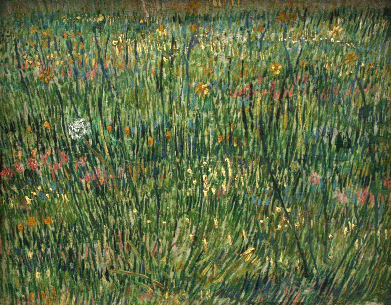 Remendo de grama de Vincent van Gogh