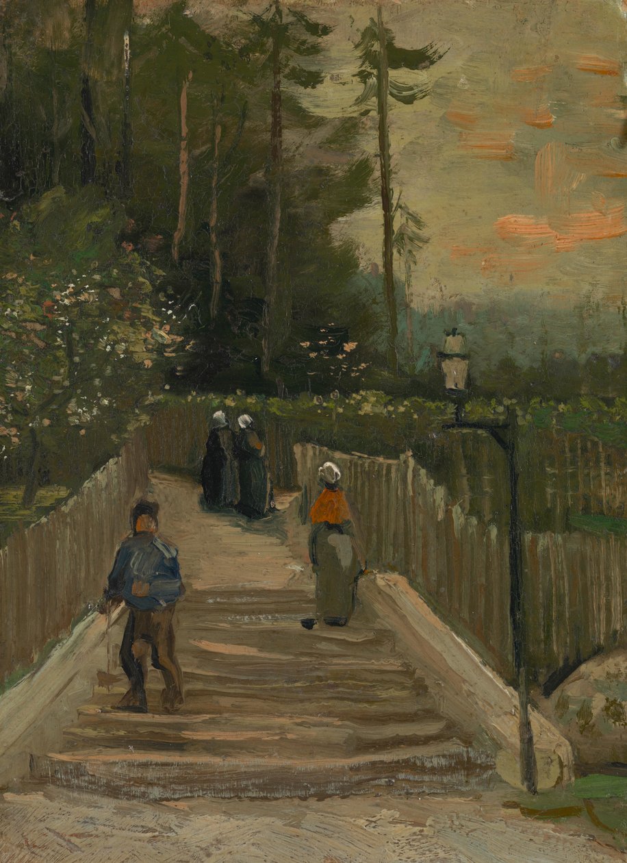 Caminho em Montmartre de Vincent van Gogh