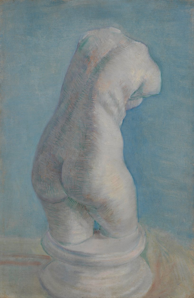 Elenco de gesso do torso de uma mulher de Vincent van Gogh