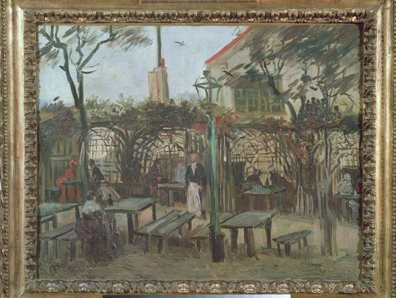 Prazer jardins em Montmartre, 1886 de Vincent van Gogh