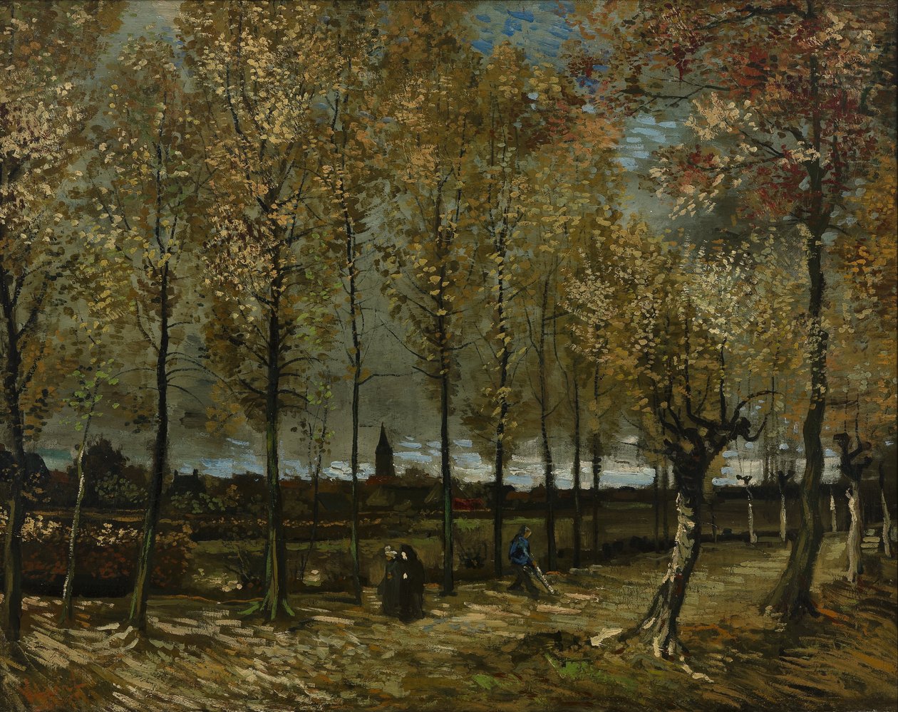 Choupos perto de Nuenen de Vincent van Gogh