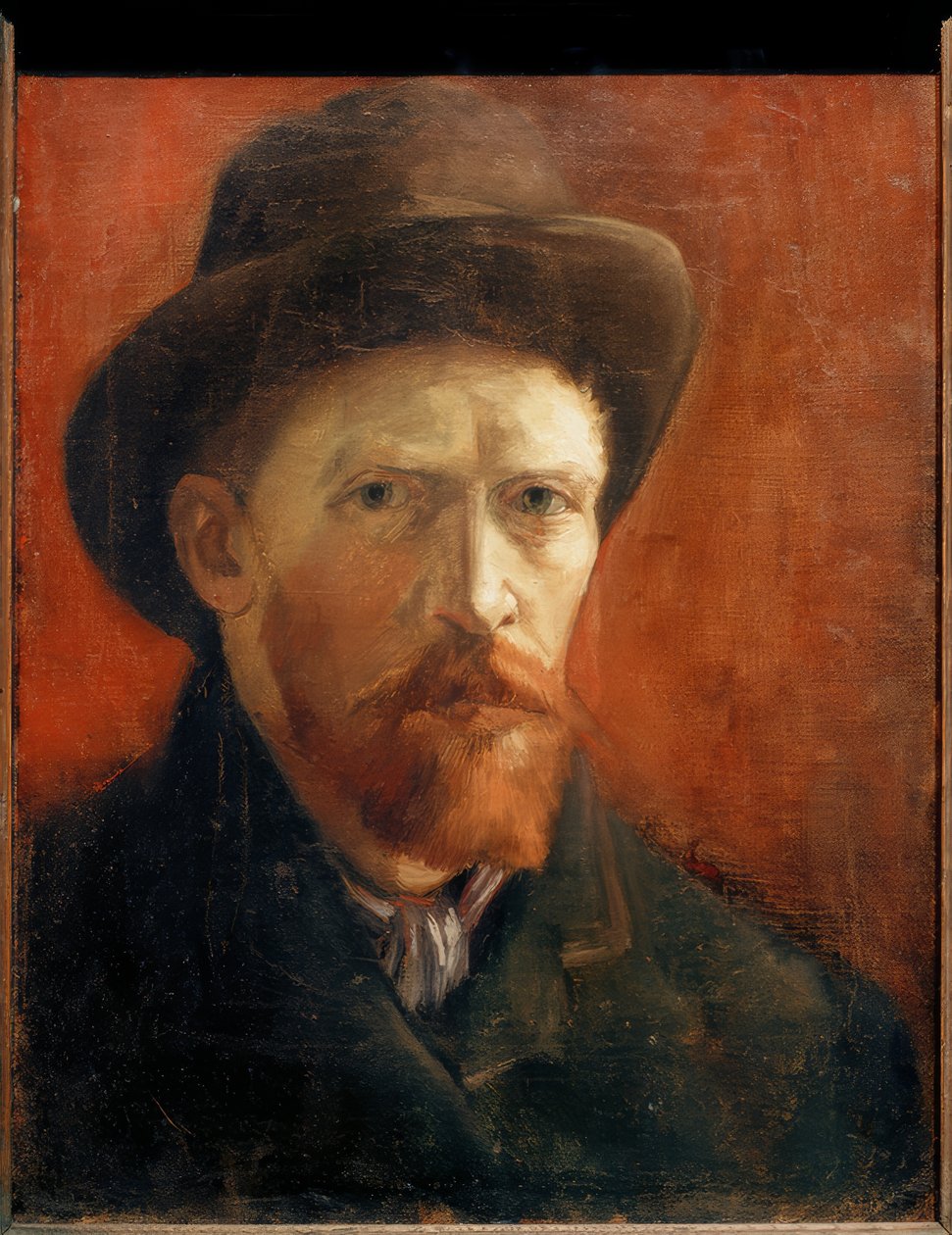 auto-retrato de Vincent van Gogh