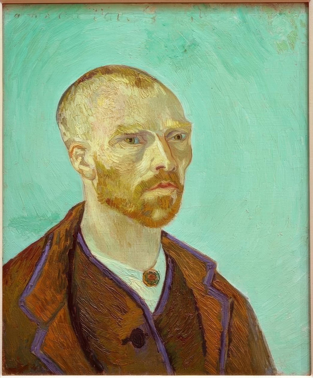 Auto-retrato, dedicado a Paul Gauguin de Vincent van Gogh