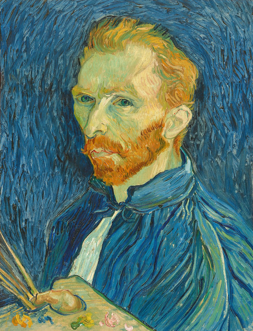 Auto-Retrato, 1889 de Vincent van Gogh