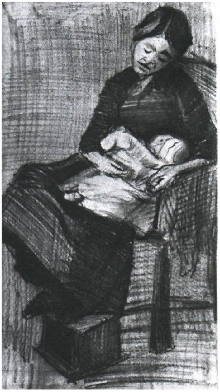 Veja-enfermagem bebê F1063 Vincent van Gogh de Vincent van Gogh