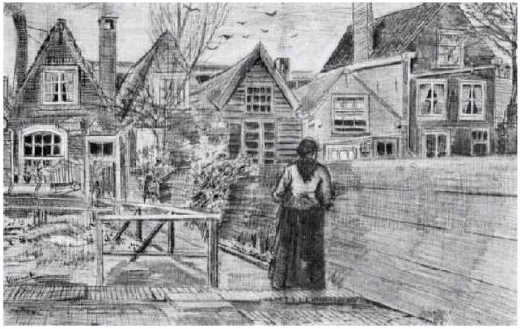 Casa das Mães Siens de Vincent van Gogh