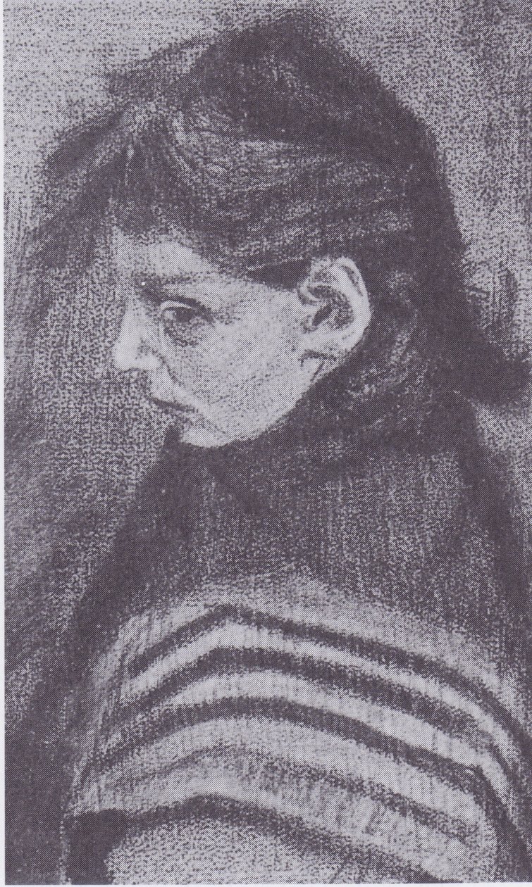 Filha de Sien com lenço de Vincent van Gogh