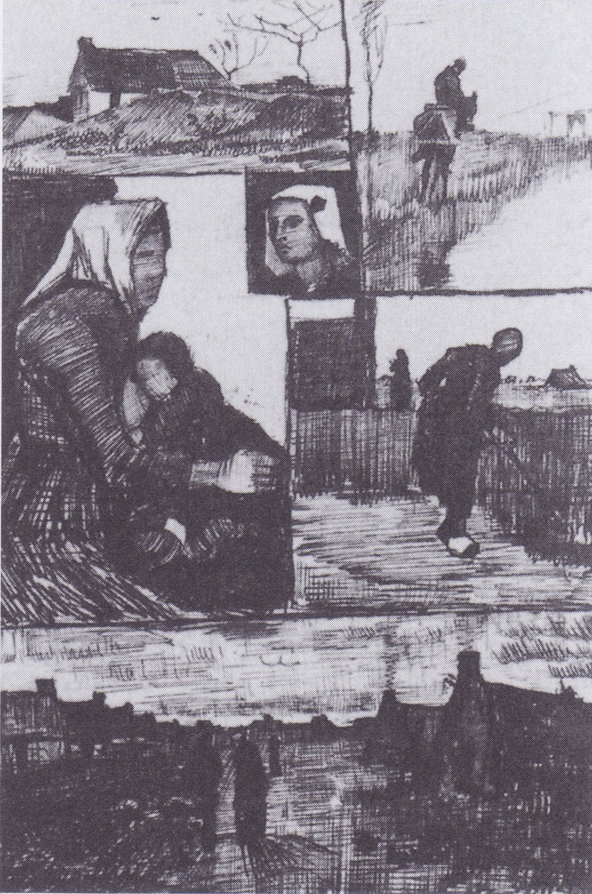 folha esboço de Vincent van Gogh