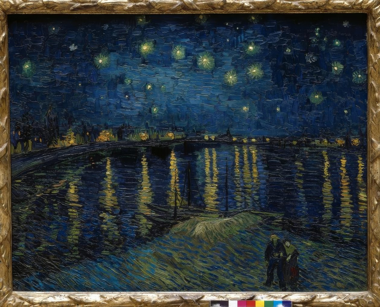 Noite estrelada sobre o Ródano de Vincent van Gogh