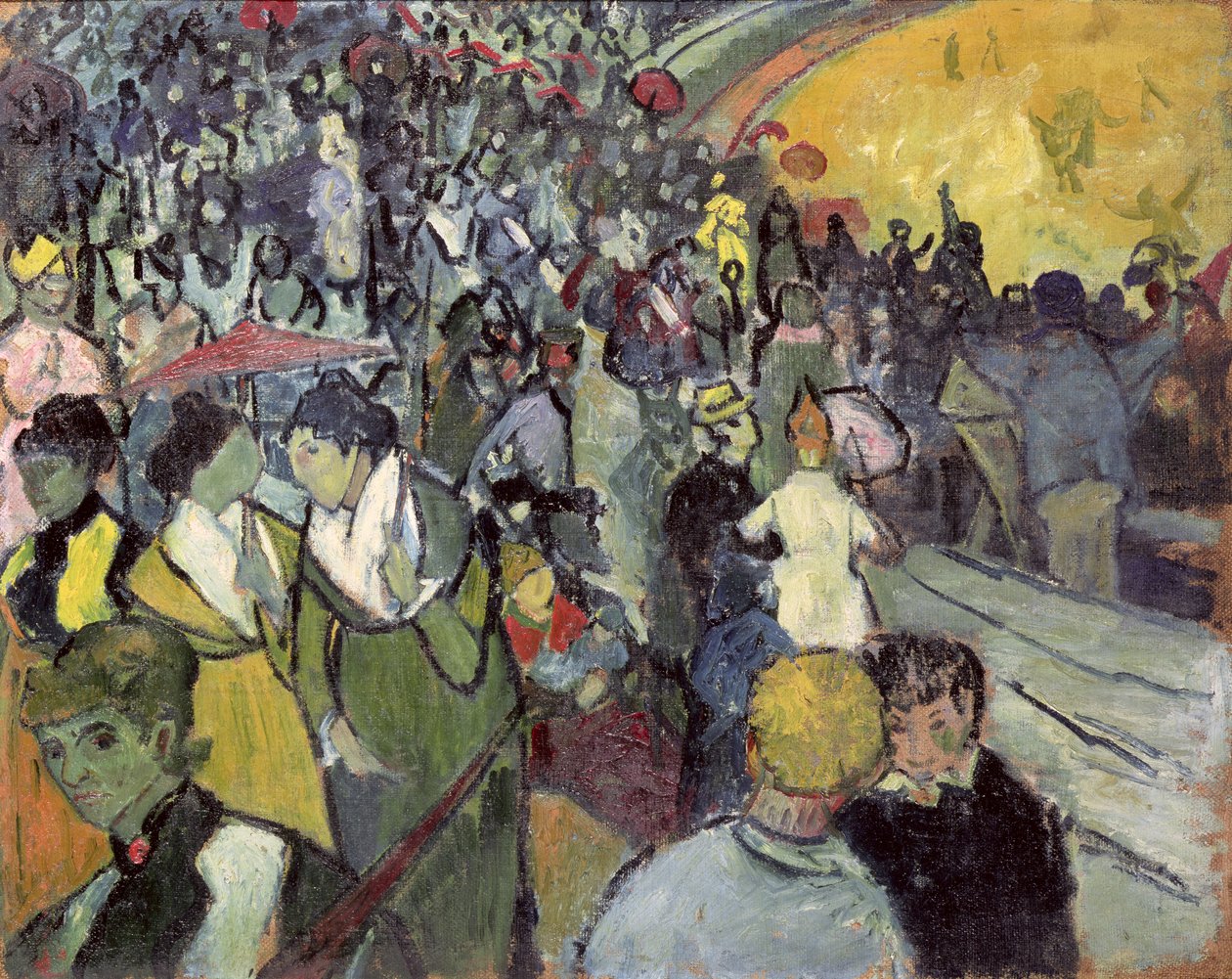 A Arena em Arles, 1888 de Vincent van Gogh