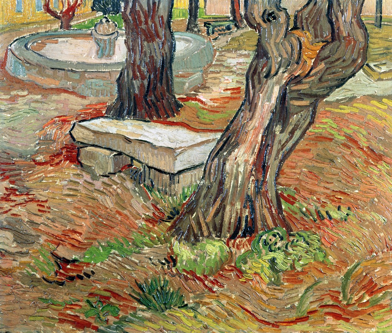 O banco em Saint-Remy, 1889 de Vincent van Gogh