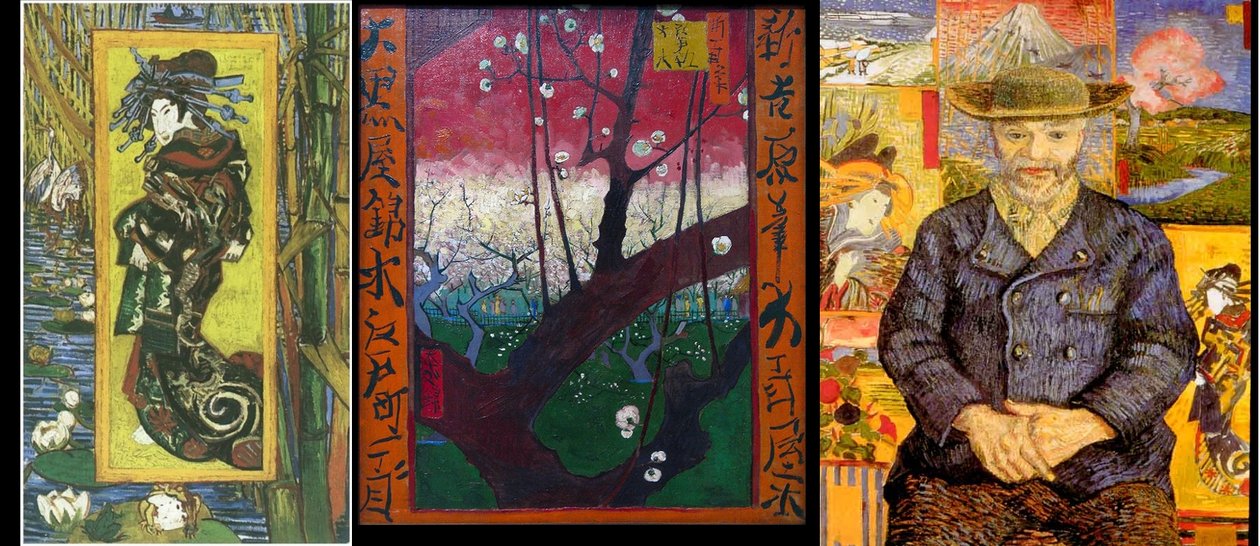 O Courtesan ou Oiran (depois de Eisen) de Vincent van Gogh