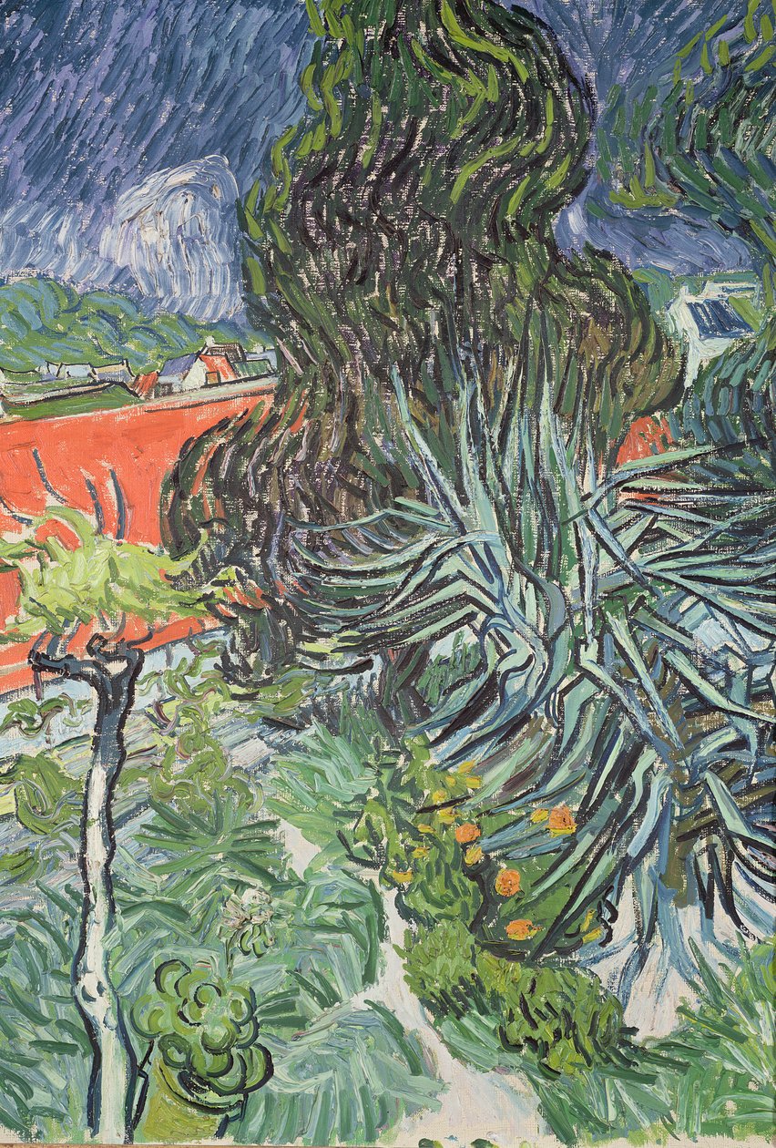 O Jardim do Doutor Gachet em Auvers-sur-Oise, 1890 de Vincent van Gogh