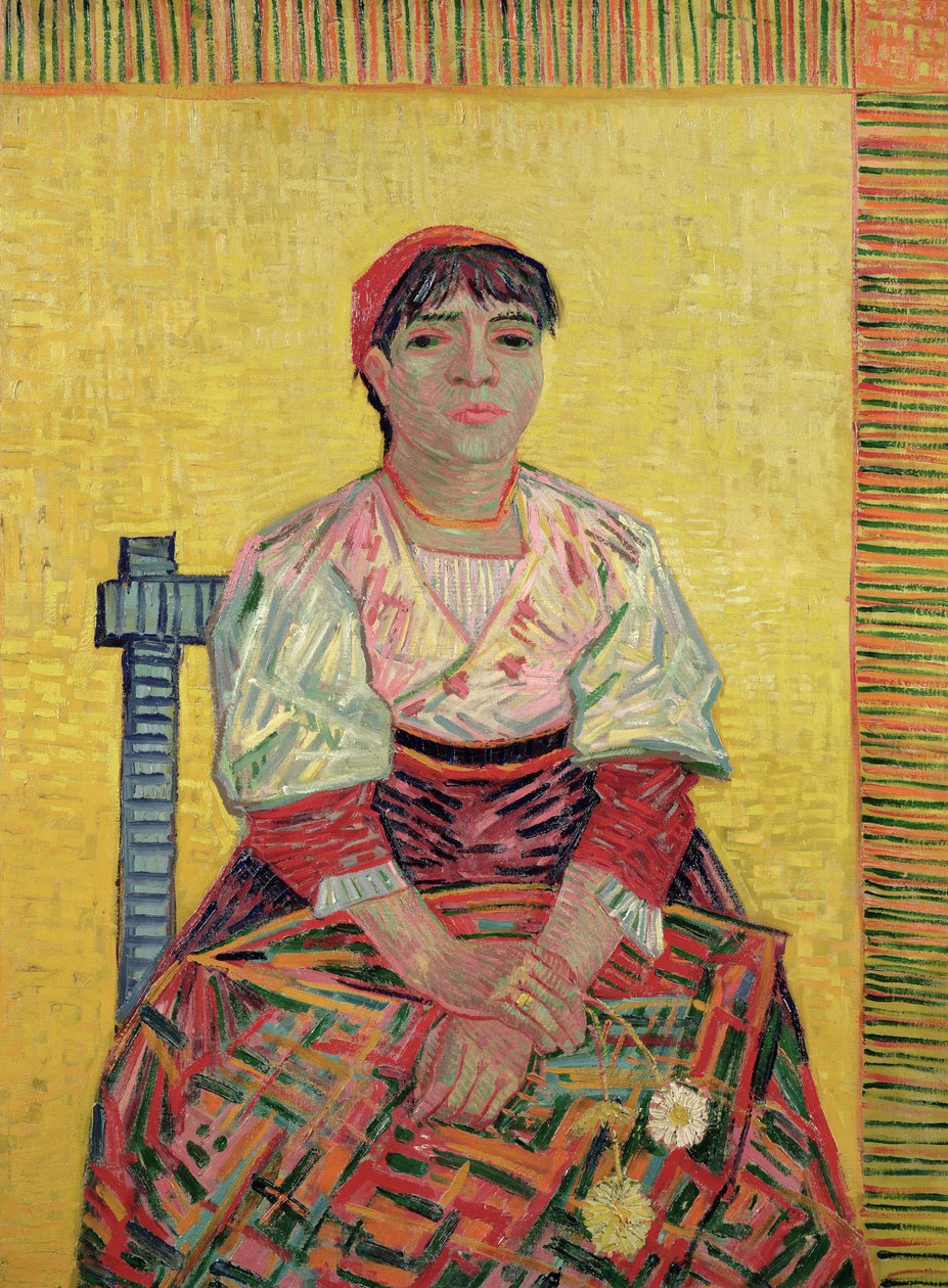 O italiano: Agostina Segatori, 1887 de Vincent van Gogh